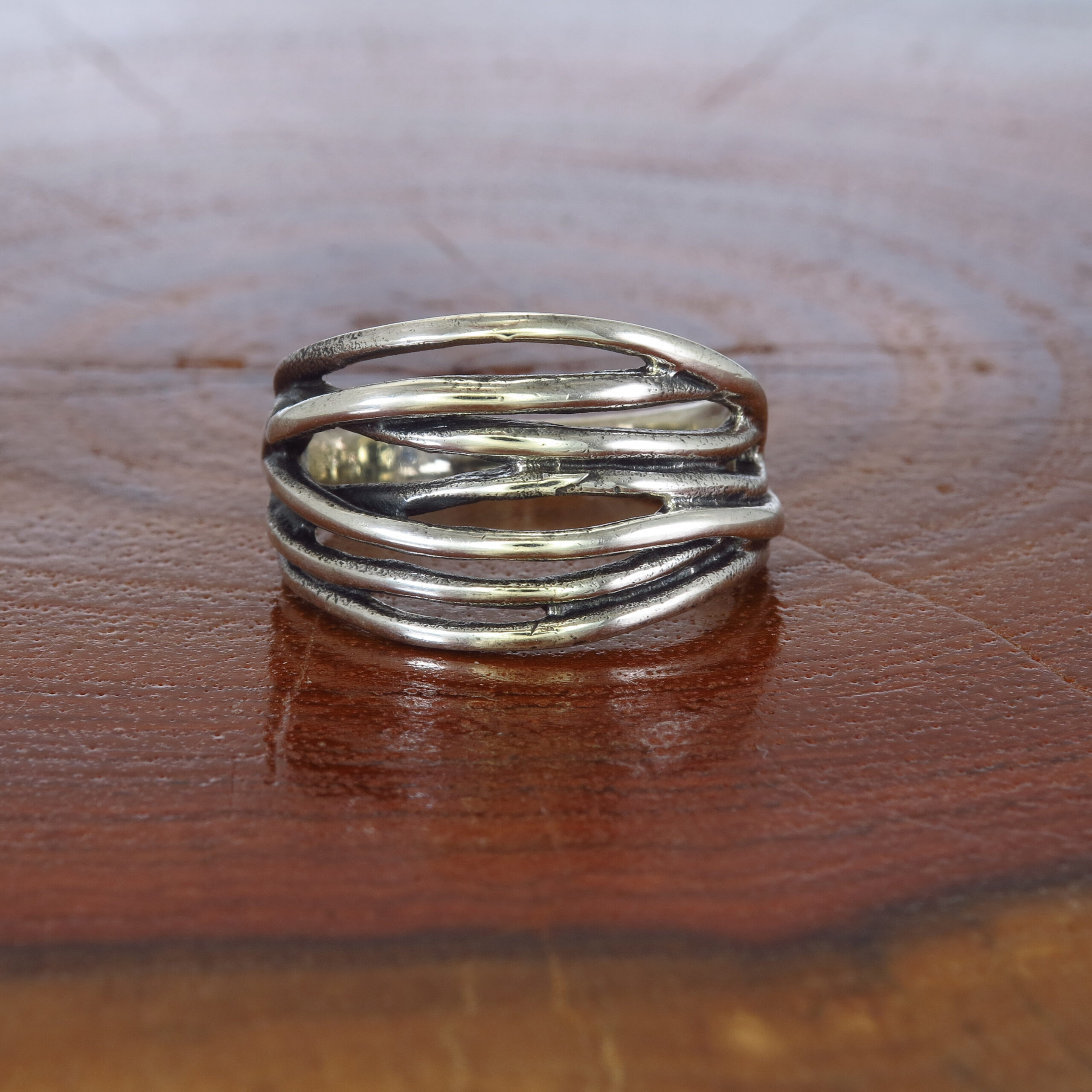 Oxiderad Silver Ring i Återvunnet 925 Sterling Silver – JIM FRIMAN AB